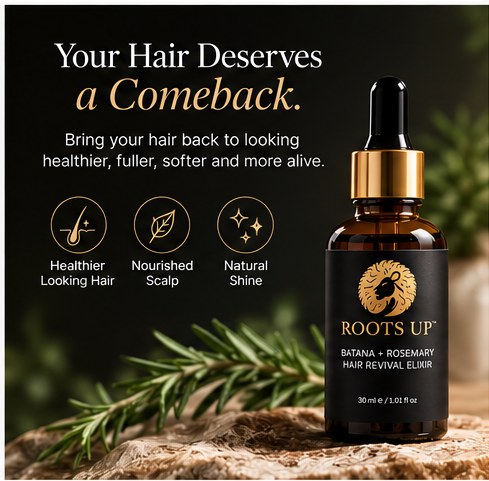 ROOTS UP™ Batana + Rosemary Hair Revival Oil