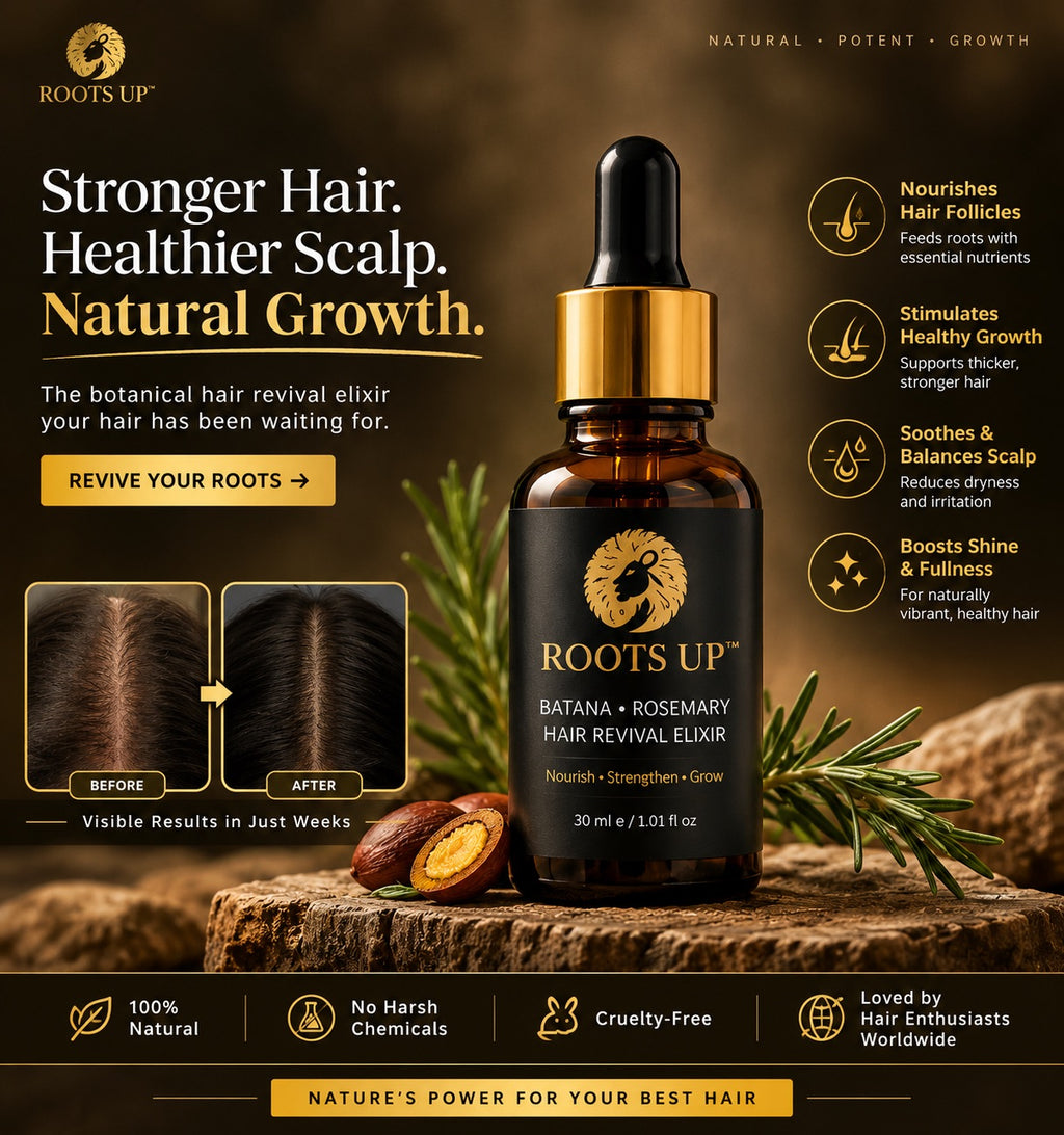 ROOTS UP™ Batana + Rosemary Hair Revival Oil